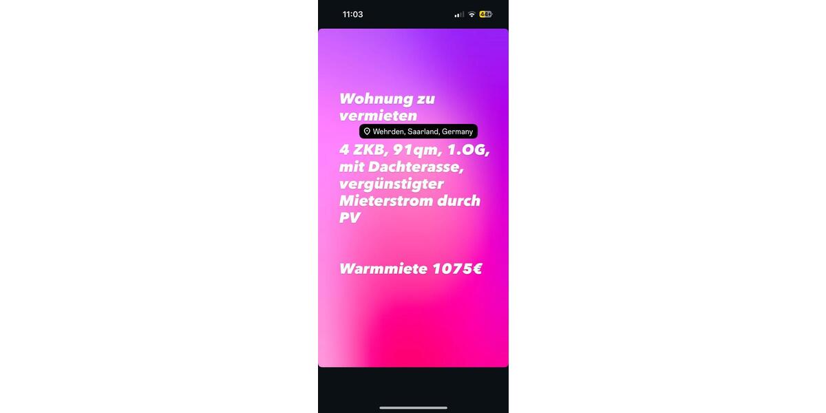 Etagenwohnung Völklingen - 4 Zimmer, 91 m&sup2;, 650&euro; | Angebot:26662959