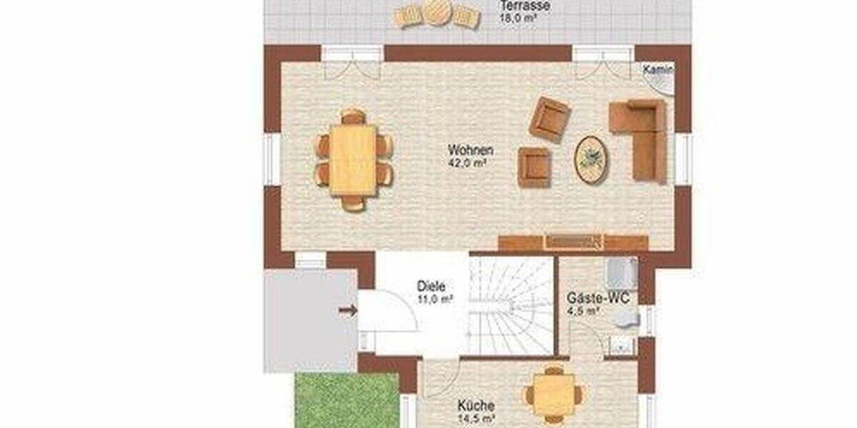 Einfamilienhaus Hamburg Niendorf - 6 Zimmer, 210 m&sup2;, 4.200&euro; | Angebot:26616913