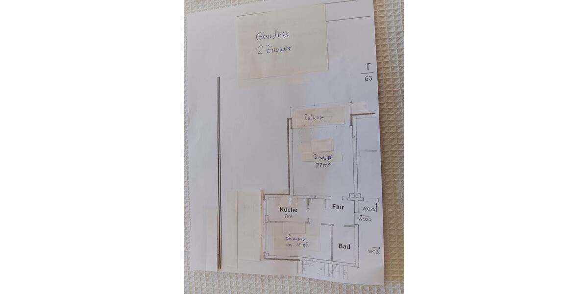 Etagenwohnung Ahrensburg - 2 Zimmer, 63 m&sup2;, 720&euro; | Angebot:26223741