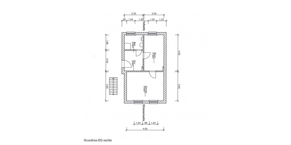 Erdgeschoßwohnung Wittenberge - 1 Zimmer, 40 m&sup2;, 350&euro; | Angebot:24689021