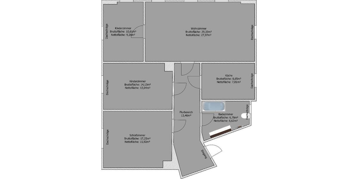 Etagenwohnung Nünchritz - 4 Zimmer, 94 m&sup2;, 625&euro; | Angebot:25979087