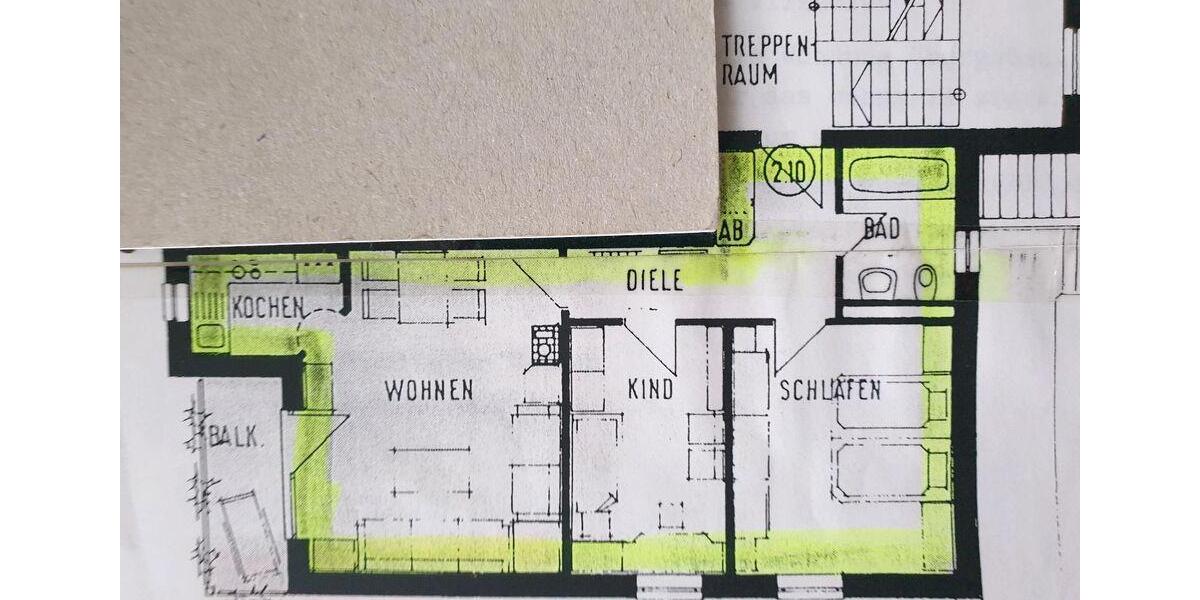 Etagenwohnung Waldkirchen - 3 Zimmer, 61 m&sup2;, 600&euro; | Angebot:24829095