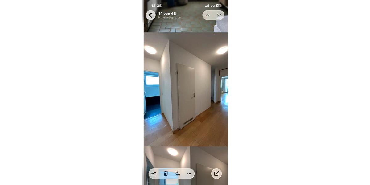 Etagenwohnung Düsseldorf Heerdt - 2 Zimmer, 76 m&sup2;, 1.550&euro; | Angebot:26038699