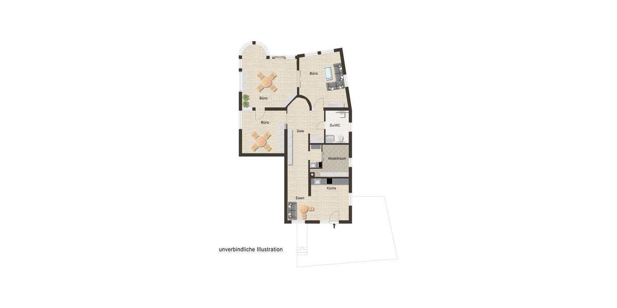 Gewerbeobjekt Göppingen / Faurndau Faurndau - 3 Zimmer, 118 m&sup2;, 990&euro; | Angebot:25676293