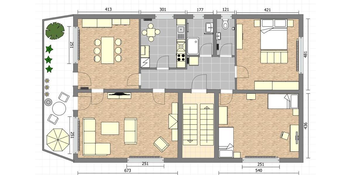 Etagenwohnung Reichshof - 4 Zimmer, 122 m&sup2;, 895&euro; | Angebot:25962522