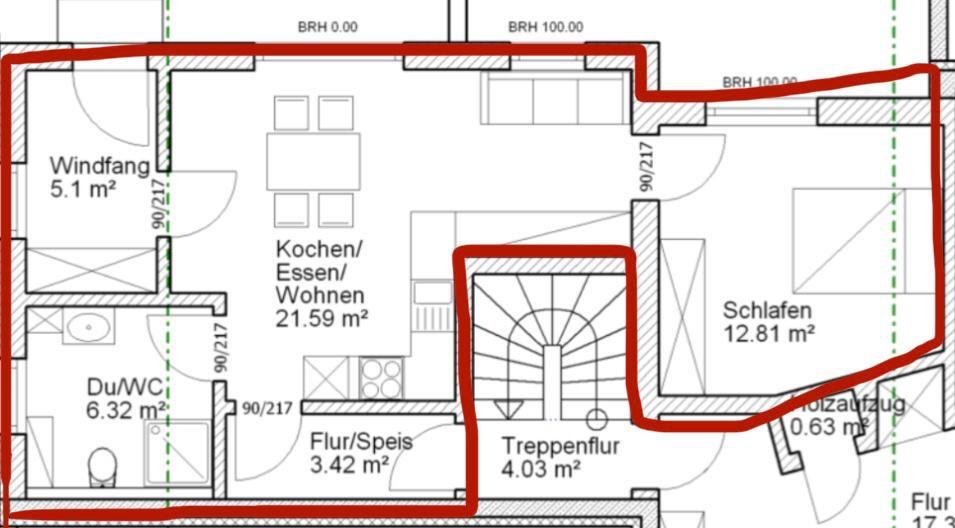 ELW Kellerwohnung 50qm 1 zimmer