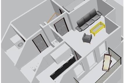 Single Wohnung 2 Zimmer, Küche, Bad, Balkon 2 zimmer