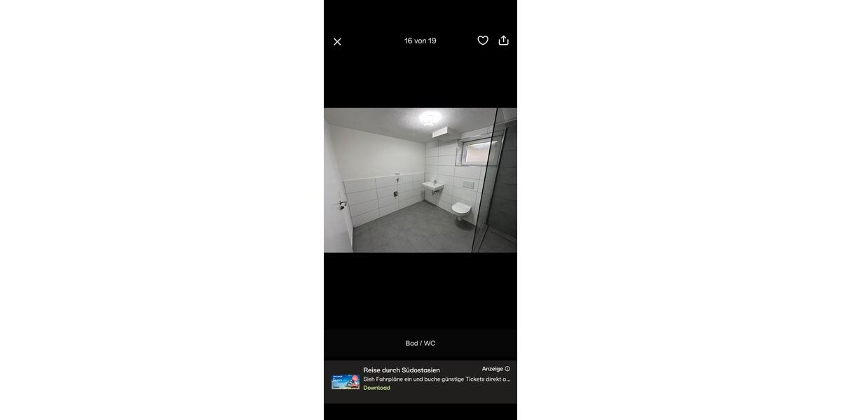 Erdgeschoßwohnung Aalen Ebnat - 1.5 Zimmer, 61 m&sup2;, 750&euro; | Angebot:26540025