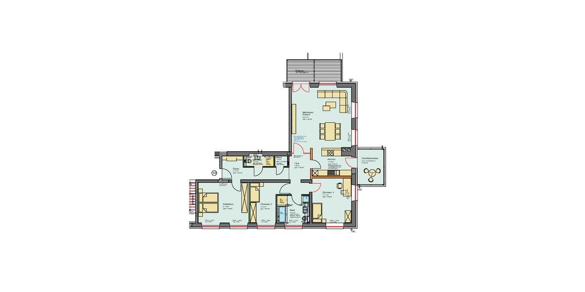 Etagenwohnung Schwäbisch Hall - 4 Zimmer, 146 m&sup2;, 1.570&euro; | Angebot:26497876