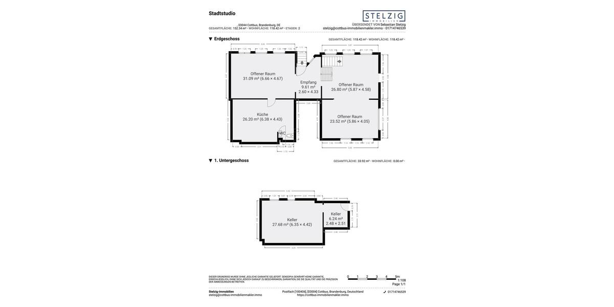 Gewerbeobjekt Cottbus - 1.185&euro; | Angebot:24981355