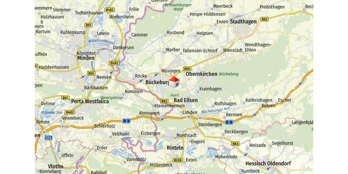 Erdgeschoßwohnung Bückeburg - 3 Zimmer, 90 m&sup2;, 850&euro; | Angebot:26478269