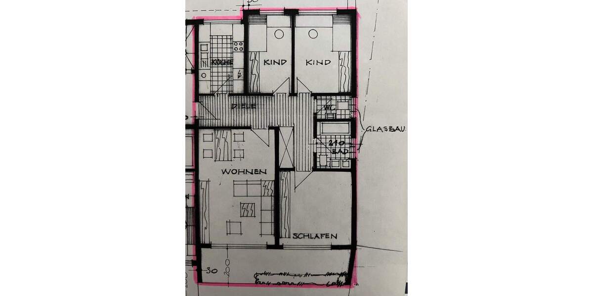 Etagenwohnung Bad Kissingen - 4 Zimmer, 96 m&sup2;, 895&euro; | Angebot:25214429