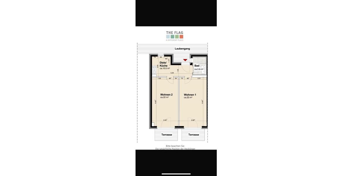Wohnen auf Zeit Münster Münster-Nord - 1 Zimmer, 23 m&sup2;, 550&euro; | Angebot:26672903