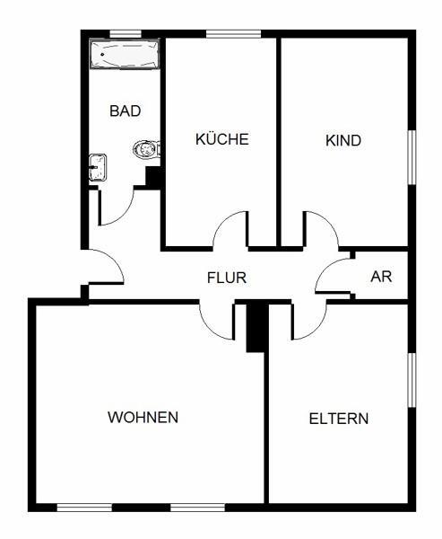 Renovierte 3-Zimmer-Wohnung in zentraler Lage ab sofort für Sie frei zimmer