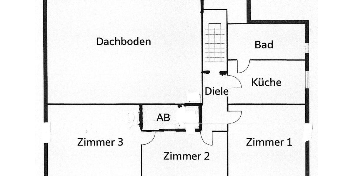 Dachgeschoßwohnung Haltern am See - 3.5 Zimmer, 90 m&sup2;, 990&euro; | Angebot:24783019