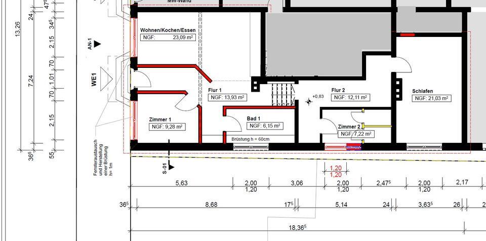 Erstbezug 4-Zimmer Wohnung Dillenburg-Frohnhausen