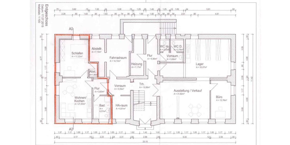 Erdgeschoßwohnung Annaberg-Buchholz Buchholz - 2 Zimmer, 53 m&sup2;, 290&euro; | Angebot:24679372