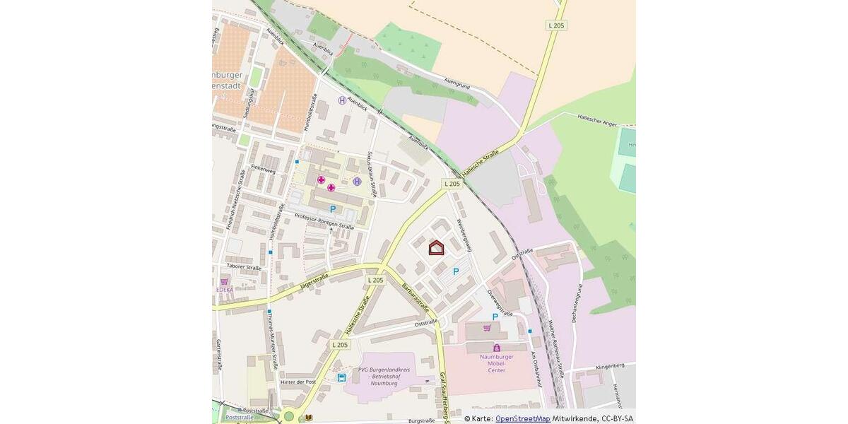 Dachgeschoßwohnung Naumburg (Saale) - 1 Zimmer, 38 m&sup2;, 300&euro; | Angebot:26295217