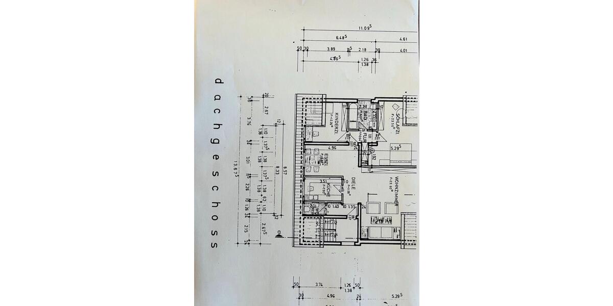 Dachgeschoßwohnung Idstein - 4 Zimmer, 108 m&sup2;, 1.100&euro; | Angebot:26578821