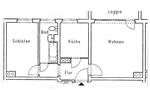 Gruna: 2-Zimmer-Wohnung mit Balkon im 3. OG, ab Januar frei 2 zimmer
