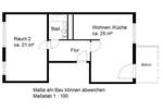 Etagenwohnung Halle (Saale) Heide Nord - 2 Zimmer, 59 m&sup2;, 415&euro; | Angebot:26684648
