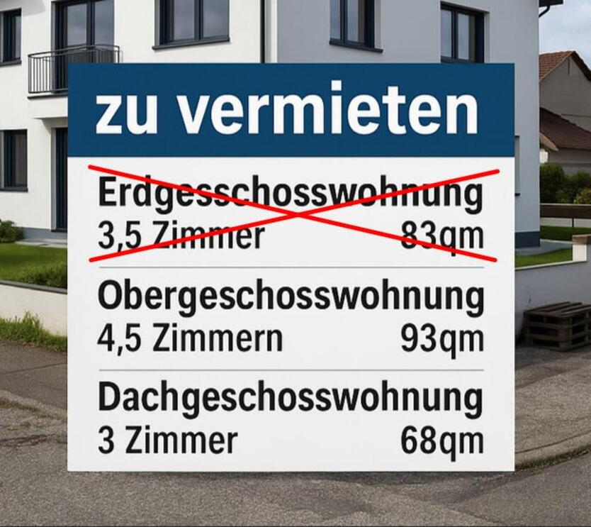 Vorankündigung, 3 energetisch kernsanierte Wohnungen zu vermieten
