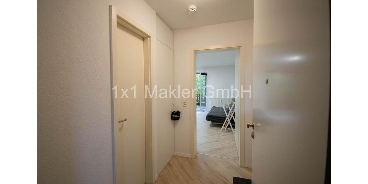 1-Raum-Wohnung mit Terrasse u. Stellplatz 1 zimmer