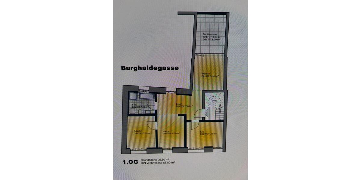 Etagenwohnung Kempten (Allgäu) - 3 Zimmer, 89 m&sup2;, 1.375&euro; | Angebot:26705059