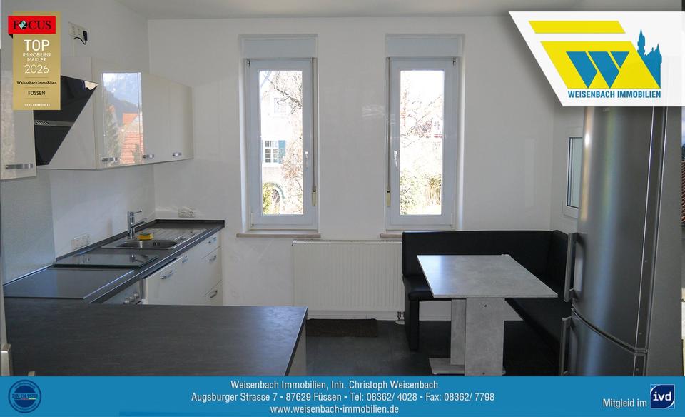 Etagenwohnung Füssen - 3 Zimmer, 79 m&sup2;, 760&euro; | Angebot:25765708