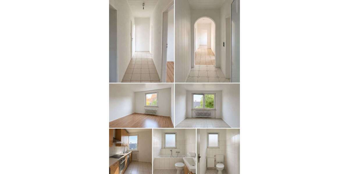 Etagenwohnung Gelsenkirchen Bulmke-Hüllen - 3 Zimmer, 96 m&sup2;, 675&euro; | Angebot:26644413