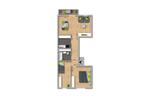 Dachgeschoßwohnung Eisenach - 3 Zimmer, 61 m&sup2;, 385&euro; | Angebot:26145028