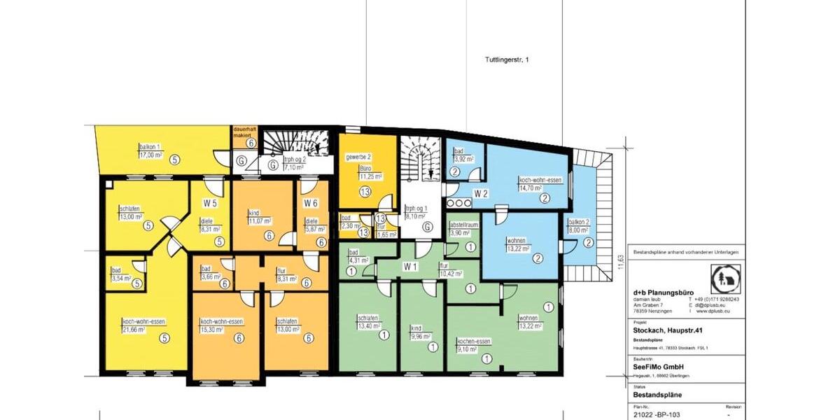 Etagenwohnung Stockach - 2 Zimmer, 36 m&sup2;, 530&euro; | Angebot:26532912