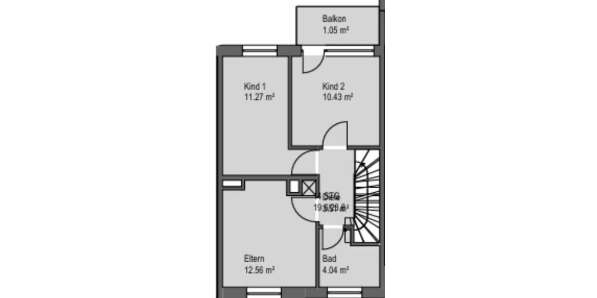 Reihenhaus Meppen - 4 Zimmer, 72 m&sup2;, 500&euro; | Angebot:25436362