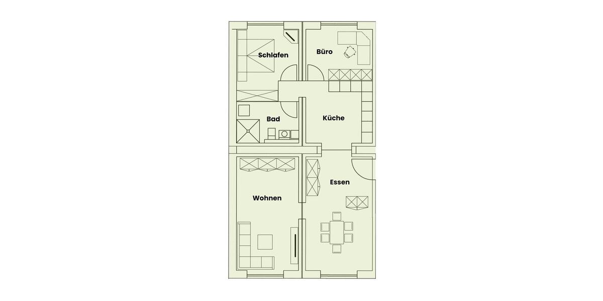 Etagenwohnung Leutkirch im Allgäu - 4 Zimmer, 104 m&sup2;, 1.280&euro; | Angebot:25723181