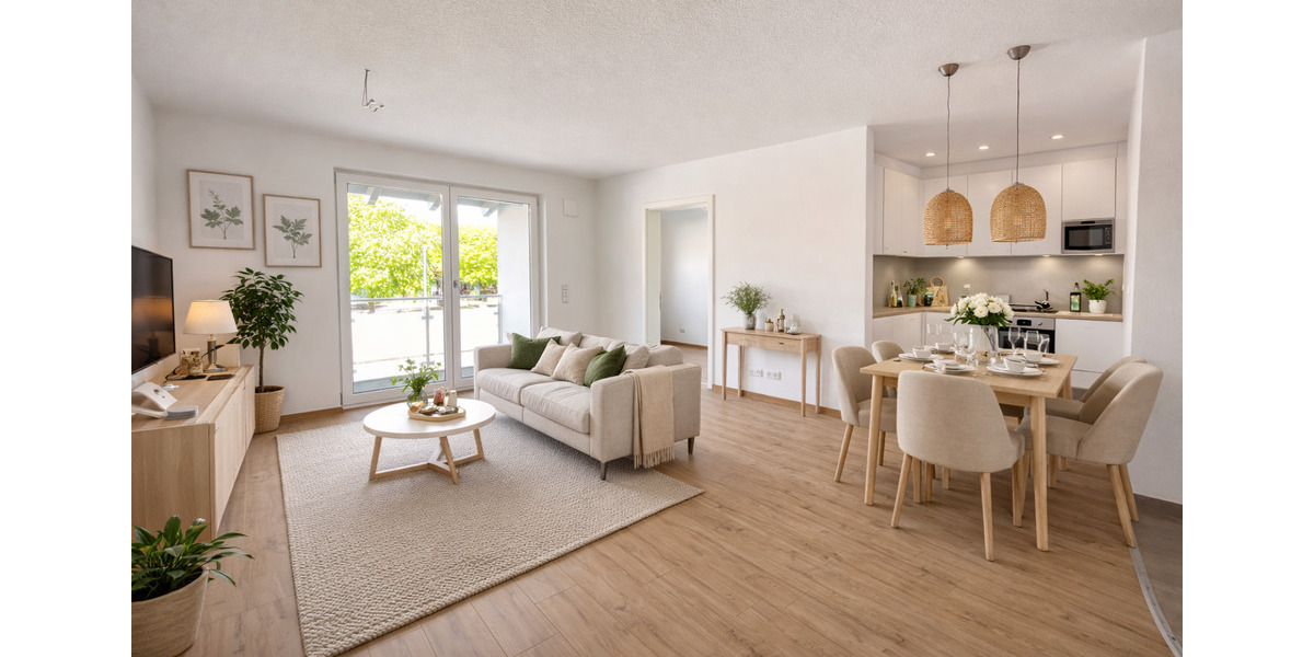 Erdgeschoßwohnung Burgkirchen an der Alz - 2 Zimmer, 58 m&sup2;, 645&euro; | Angebot:24978620