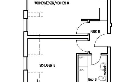 Wohnung Naila - 2 Zimmer, 44 m&sup2;, 495&euro; | Angebot:26456196