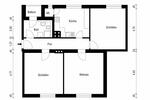 Erdgeschoßwohnung Magdeburg Nordwest - 3 Zimmer, 94 m&sup2;, 752&euro; | Angebot:26629523