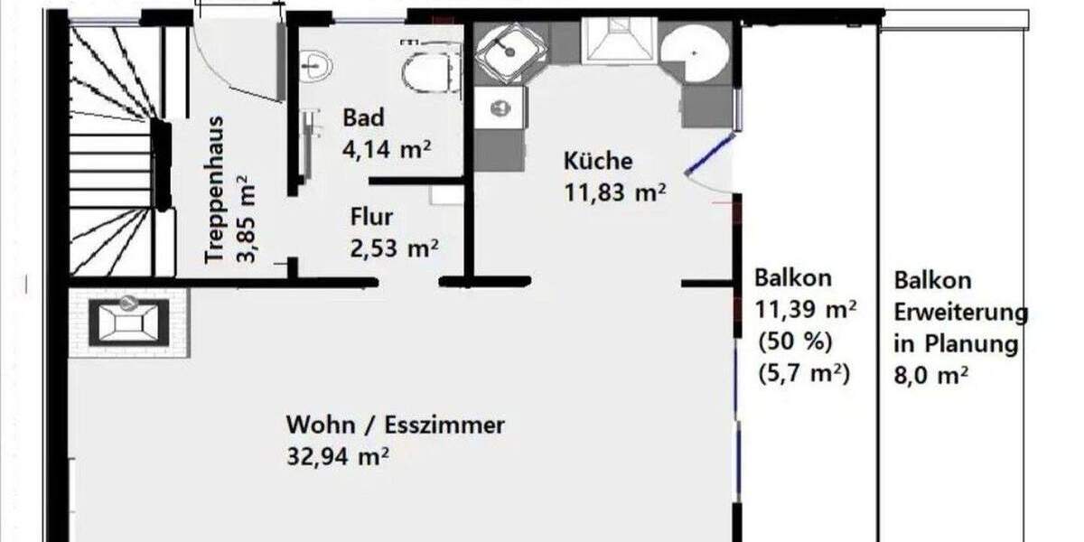 Einfamilienhaus Poppenhausen - 5 Zimmer, 120 m&sup2;, 1.580&euro; | Angebot:25140418