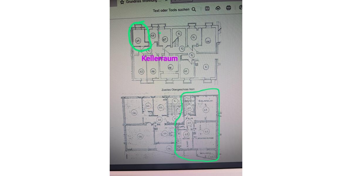 Etagenwohnung Geestland Bad Bederkesa - 2 Zimmer, 53 m&sup2;, 500&euro; | Angebot:25614336