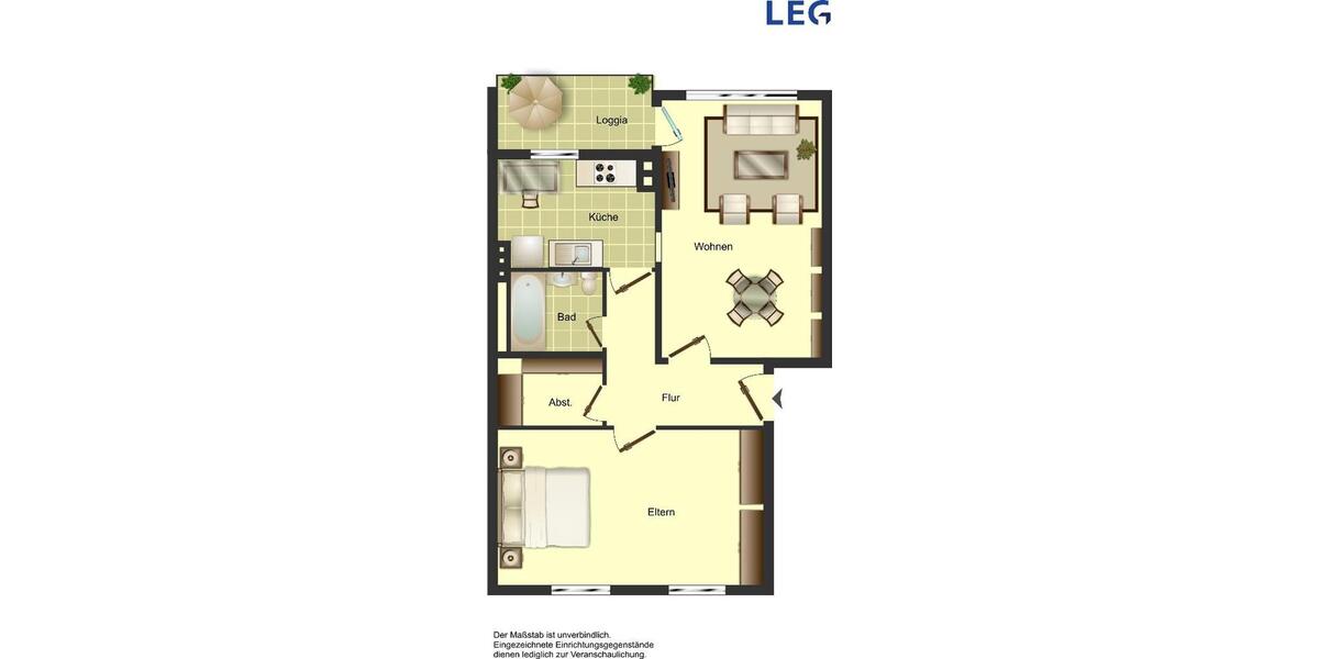 Demnächst frei! Perfekt für Singles oder Paare 2 zimmer