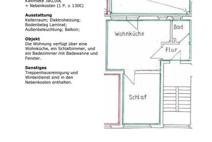 EG- Wohnung 2 zimmer