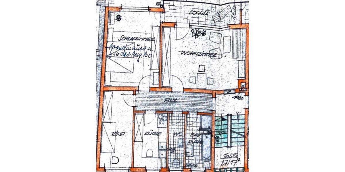 Etagenwohnung Zirndorf - 3 Zimmer, 85 m&sup2;, 1.060&euro; | Angebot:26284462