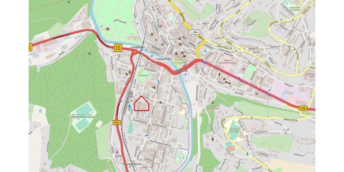 Etagenwohnung Greiz Irchwitz - 2 Zimmer, 34 m&sup2;, 230&euro; | Angebot:24722810