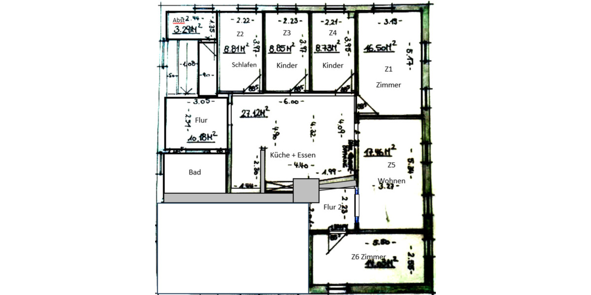 Etagenwohnung Sulzfeld - 5 Zimmer, 129 m&sup2;, 550&euro; | Angebot:24435359