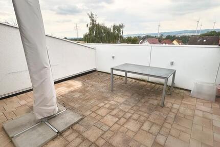 Traumhafter Blick von der Dachterrasse - Loft, Maisonette Wohnung
