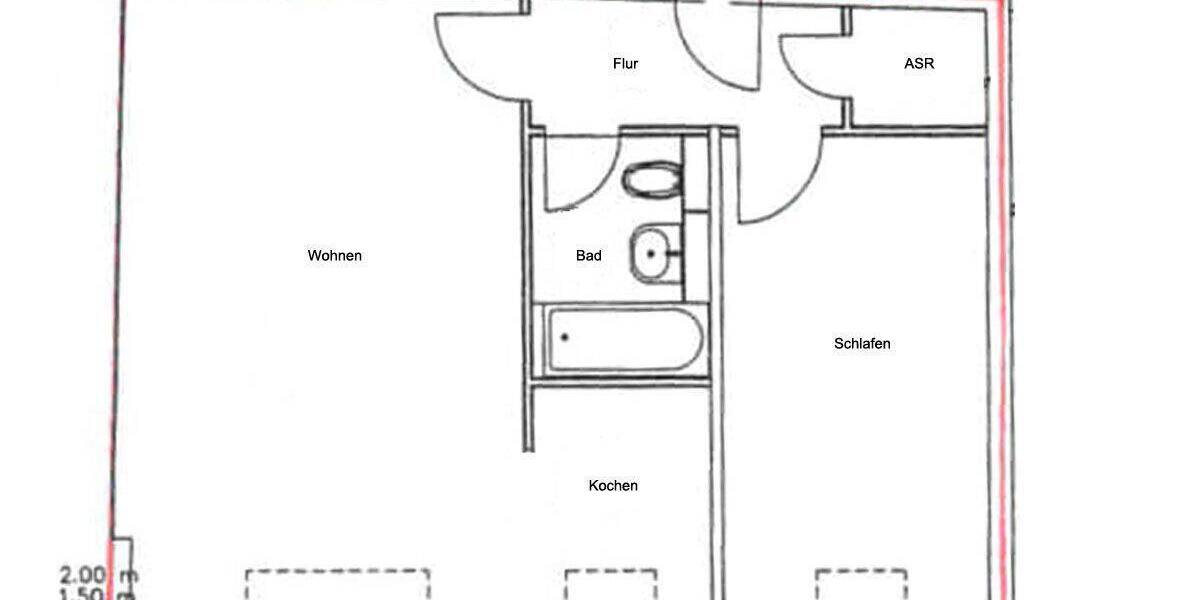 Etagenwohnung Pirna Sonnenstein - 2 Zimmer, 57 m&sup2;, 460&euro; | Angebot:26514920