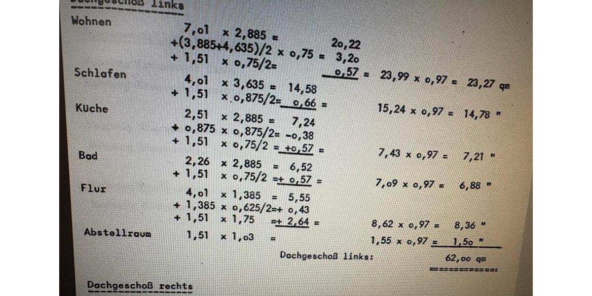 Dachgeschoßwohnung Idar-Oberstein Oberstein - 2 Zimmer, 62 m&sup2;, 520&euro; | Angebot:25931571