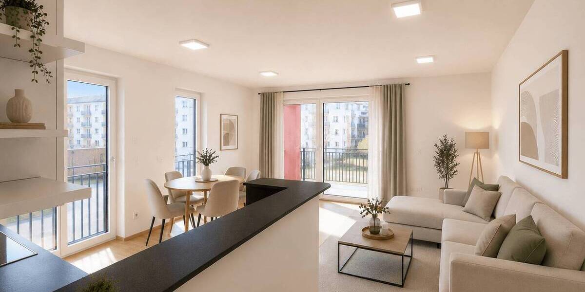 Etagenwohnung München Aubing-Lochhausen-Langwied - 2 Zimmer, 58 m&sup2;, 1.580&euro; | Angebot:26886261