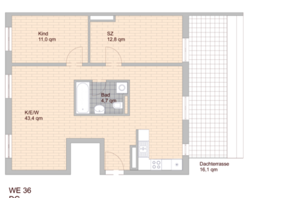 Wohnung zum Mieten in München 1.839 € 80 m² 3 zimmer