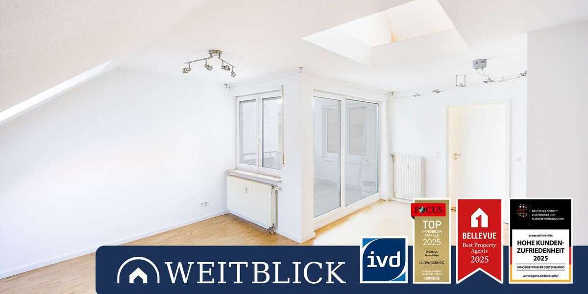 Wohnung zum Mieten in Ludwigsburg 800 € 47 m² 3 zimmer